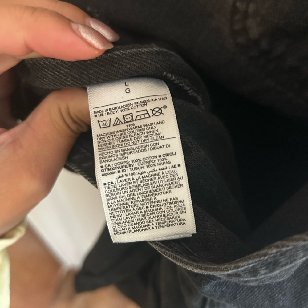 Old Navy Black Denim Overalls - Picture 7 of 7